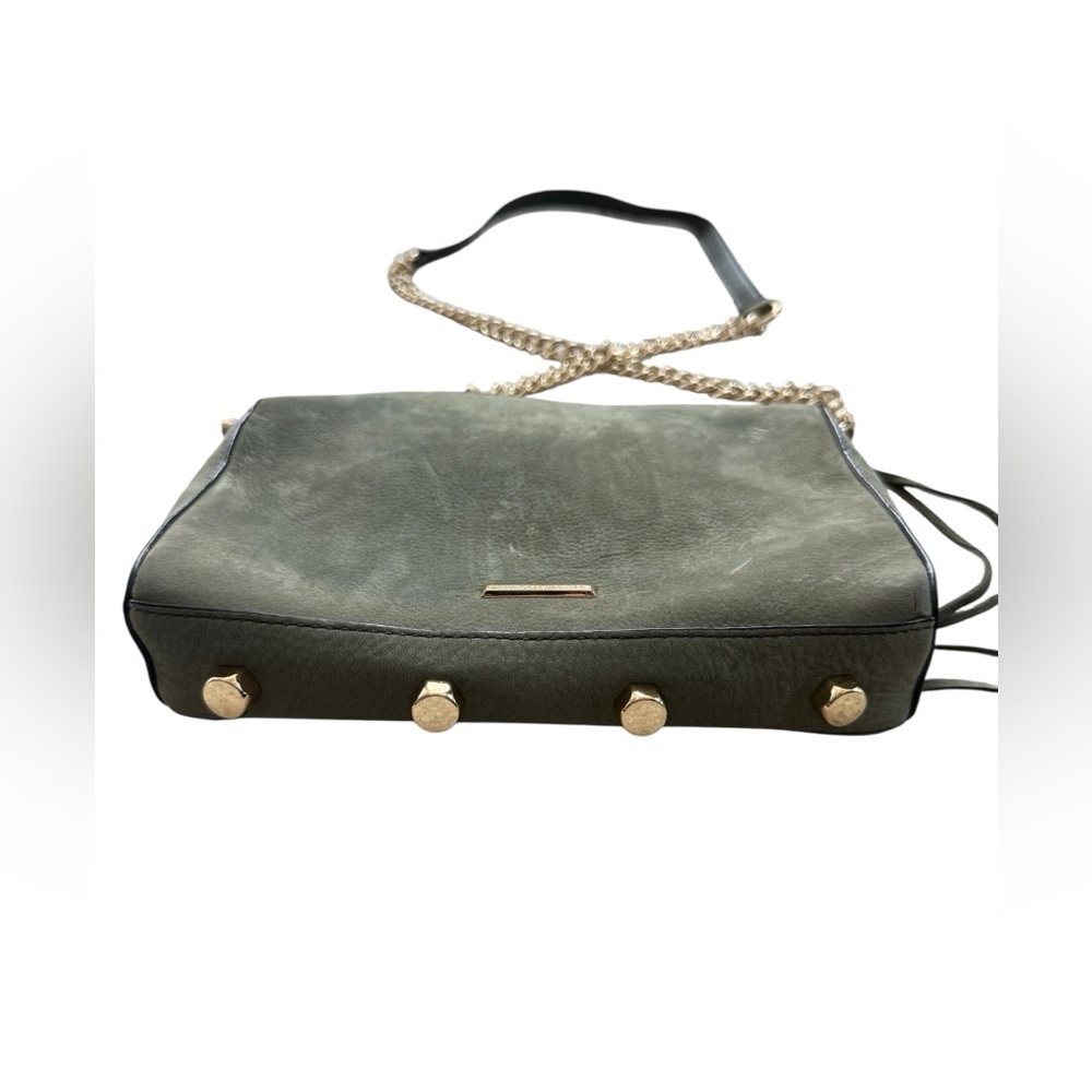 Rebecca Minkoff Avery Crossbody in Sage Green Suede - Picture 4 of 5